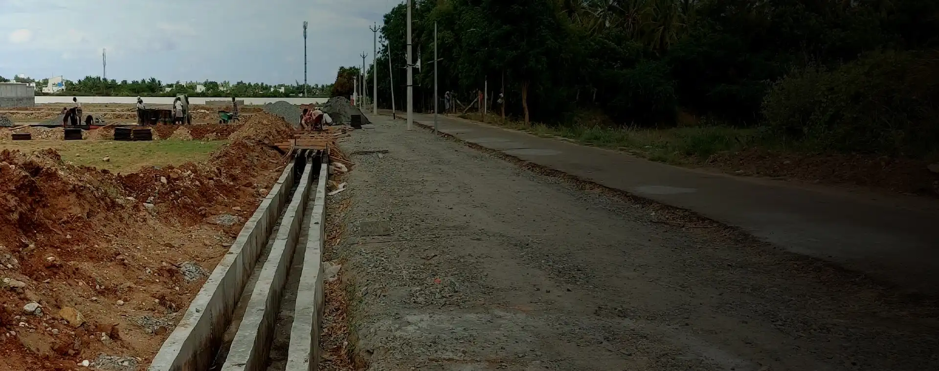 Drainage construction